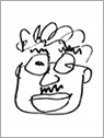 パパの似顔絵