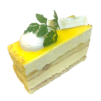 レモンづくしのケーキ